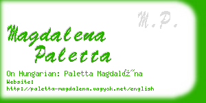 magdalena paletta business card